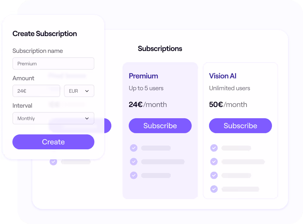 Recurring billing overview